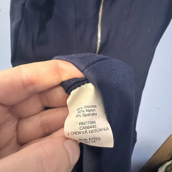 J. ‎ Crew navy dress size 14 - Picture 4 of 4